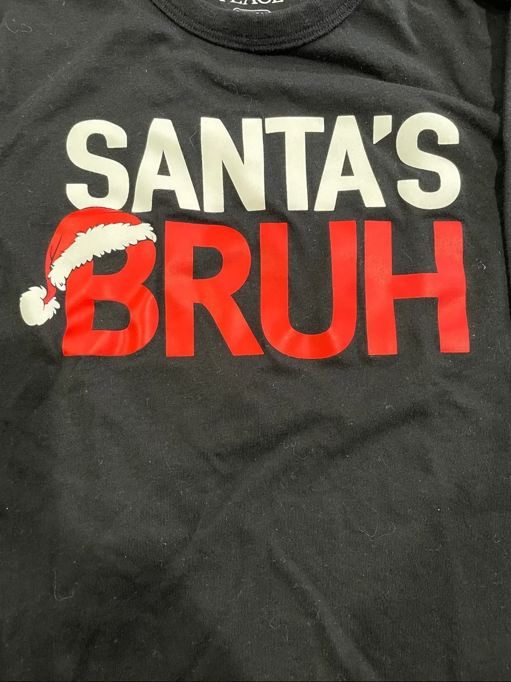 The Children’s Place Santa’s Bruh Long sleeve Shirt size 5/6